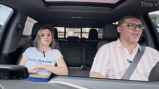 Colombian melanie caceres uses juanbustos roads fuckmachine all over the city - squirt