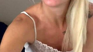 hey, check out this update from alineflavio, a cute blonde with big pussy lips in close up homemade vid