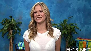 Attractive teen gets pussy screwed