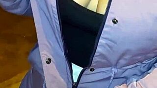 i found a mature whore with huge ass on the street in red lingerie, proposed fucking, she accepted.