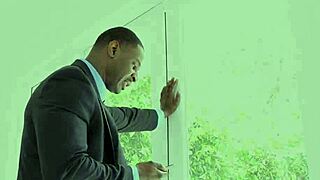 Brunette Young Babe Intensely Rides Massive Black Cock