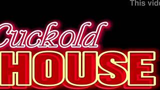 Husband prepares surprise threesome for chubby wife with big assets