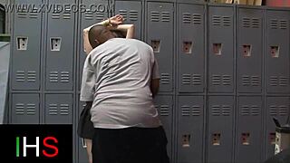 Black Man with Big Dick Fucks Brunette in Gym