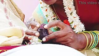 indian housewife cheating husband with best blowjob dirty talks