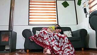 i watch a movie with my stepmother and we start fucking hard