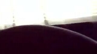 Big bbw brunette deeply sucking huge cock with handjob