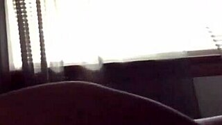 Big bbw brunette deeply sucking huge cock with handjob