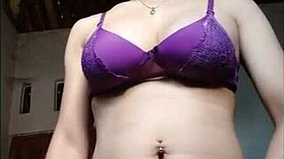 Beautiful Asian Shemale Morning Masturbation