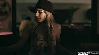 doctor and brunette dominate a patient. they use blindfolds and feet for intense fetish play.