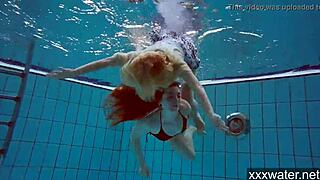 Hot Russian Girls Swimming In Pool