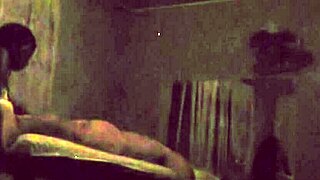 ebony massage turns into interracial fuck caught on cam 😏
