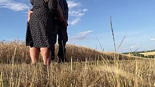 Mature Step Mother-In-Law In Sexy Dress Makes Son-In-Law Cum While Wife Doesn't See 😏