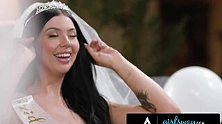 Emma, Show Me That Striptease! Rip Off Those Clothes And Lick Her Pussy!