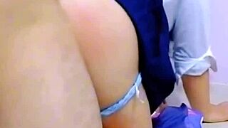 I ravaged this Mexican amateur in her uniform, doing everything until she nearly vomited.