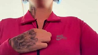 Am I dripping on my tits at the gym?