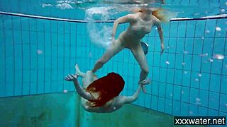 Hot Russian Girls Swimming In Pool