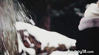 i fuck glamourous brunett teen lover so hard, her naturall tits bouncin wildly