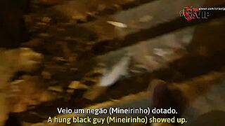 Trailer Gangbang: Big Black Cock Creampies Wife Outdoors