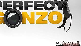 Internal Anal Creampie Oozes From Her Freshly Fucked Ass