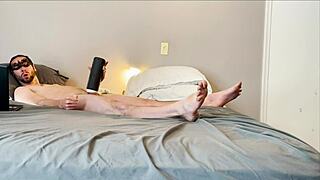 Masturbation With Stroking Sucking Vibrating Toy