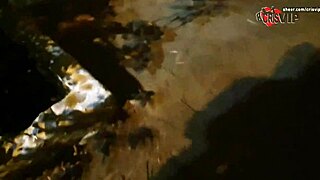 Trailer Gangbang: Big Black Cock Creampies Wife Outdoors