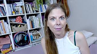 Alice Maze's Belgian Interview Turns Extreme: Deepthroat, Anal, Piss Enema