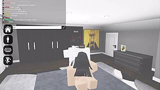 Roblox ~ slutty nun gets filled by random horny dude