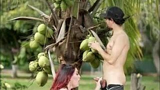 small outdoor blowjob with huge cock