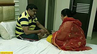 middle aged husband struggles with erection while hot wife enjoys desi erotic sex