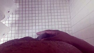 Achieving Intense Pleasure From The Shower Head In A Relaxing Bath