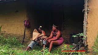 she showed me her naked body and gets her juicy wet pussy deeply fucked after bush hunting job