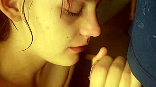 look at this 18 year old sucking a big fucking cock homemade