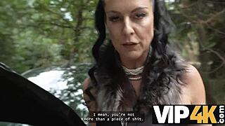 i seduce men in public as hot mature brunette