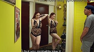 step mom catches step son spying and turns it into naughty fun