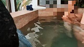 Pretty Wife Consoles Friend With Sensual Creampie And Flashing