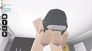 Roblox ~ slutty nun gets filled by random horny dude