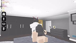 Roblox ~ slutty nun gets filled by random horny dude