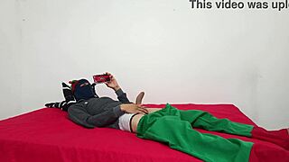 Intense homemade fucking with submissive Latina student at home