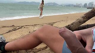 Public Dick Flashing - I See That You Are Jerking Off To Me And I Want To Help You Cum.