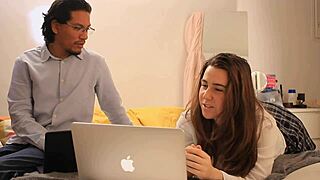 Shy classmate gets fucked by naughty friend