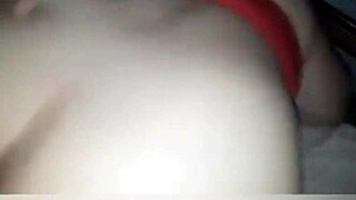 Relaxed homemade massage on the sofa