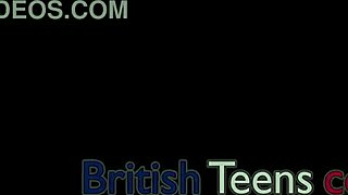 hot british teen redhead gives first handjob