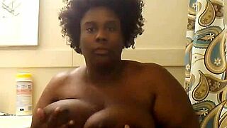 Indiana bbw goddess masturbates her big tits and fat pussy