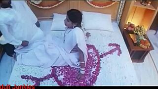 Wow, erotic first night scene!