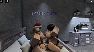 two horny sluts i met online craving that big cock threesome part 2 😈