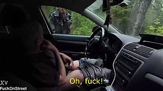 rough anal stretch in my car 😈