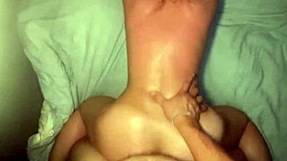 The wife enjoys deep backdoor fun at home