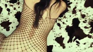 The couple chose to share their homemade video in a public outdoor setting