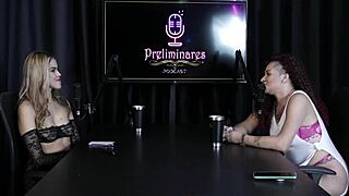 Brazilian Blonde Experiences First Gang Anal with Six Men