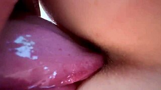 Amateur Couple Films Close-Up Anal Ass Licking and Assfucking with Petite Teen in POV
